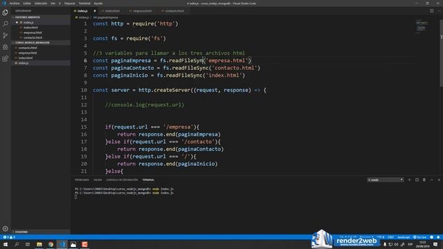 [5] Curso de Node.js - Programación Sincrónica (Sync) y Asíncrona (Async) смотреть онлайн
