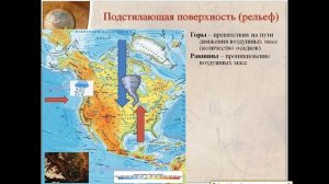 Климат и внутренние воды Северной Америки, 7 класс