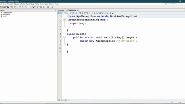 throw keyword in java with example Urdu/Hindi смотреть онлайн