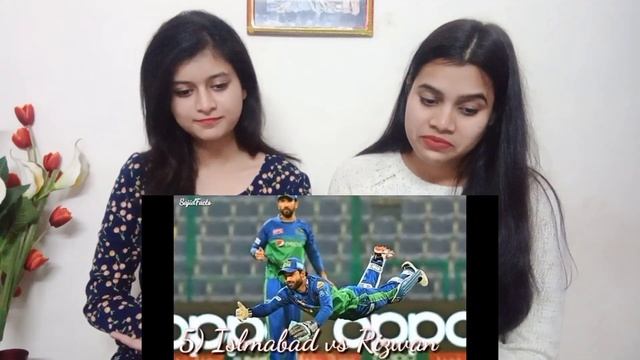 Top 6 Superb Catch by Muhammad Rizwan | Indian Girls React смотреть онлайн