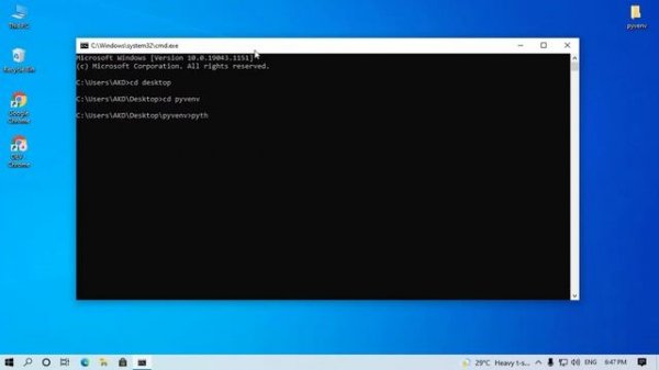 How to use python venv in your windows operating system | Install & active python venv