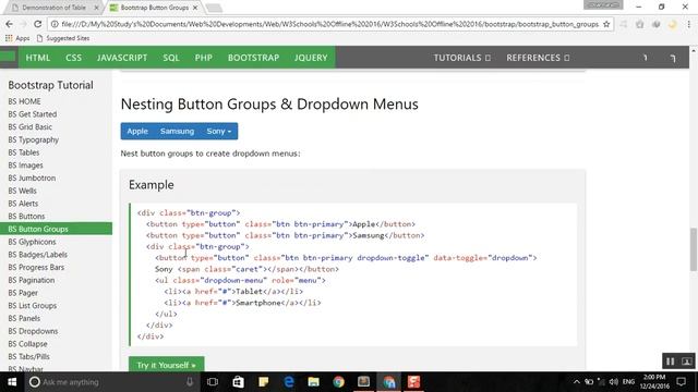 Learning Bootstrap Button Groups Part8 смотреть онлайн