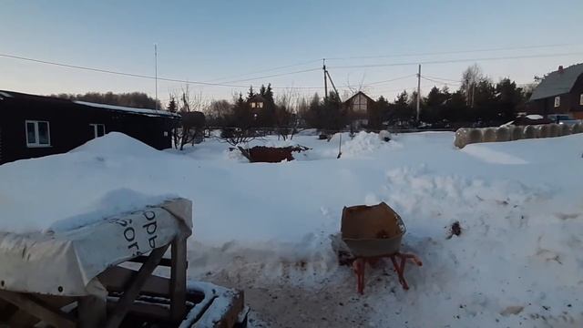 Копка колодца в Рузском районе на 10 колец - На улице -20 градусов! смотреть онлайн