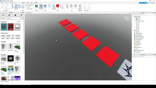 ROBLOX STUDIO OBBY PART 1 | OBSTACLES AND CHECKPOINTS. смотреть онлайн