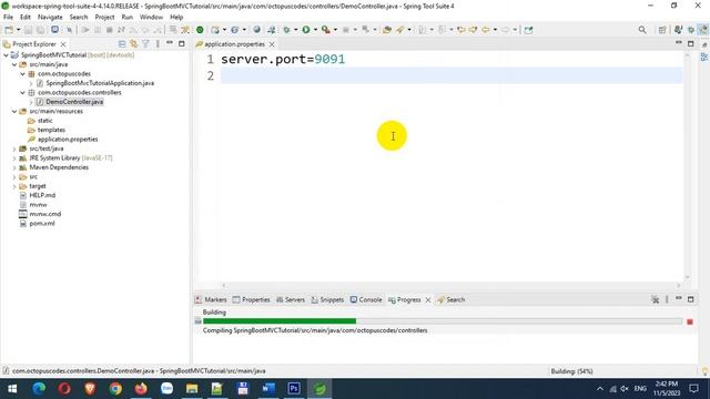 Spring Boot MVC Tutorial For Beginners - Part 1 - Create Spring Boot MVC Project in Spring Tools смотреть онлайн