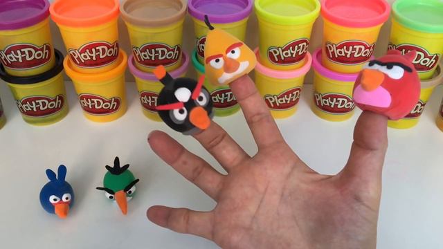 Angry birds Finger Family song Daddy finger Angry birds смотреть онлайн