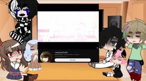 Fandoms react to FNaF-||Fw and Bw|| #fnaf #fandoms #gachalife
