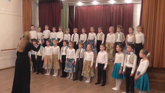 Выступление хора 1-2 классов. 21 декабря 2019 смотреть онлайн
