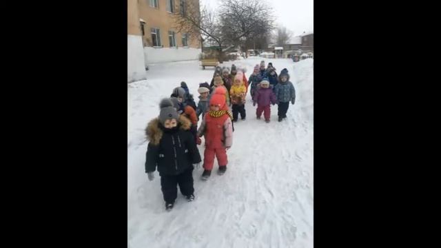 Прогулка Зима младшая группа смотреть онлайн