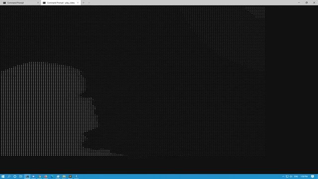 Bad Apple in Windows Console смотреть онлайн