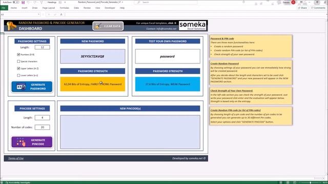 Random Password & Pincode Generator in Excel | Use Excel to Generate Your Password! смотреть онлайн