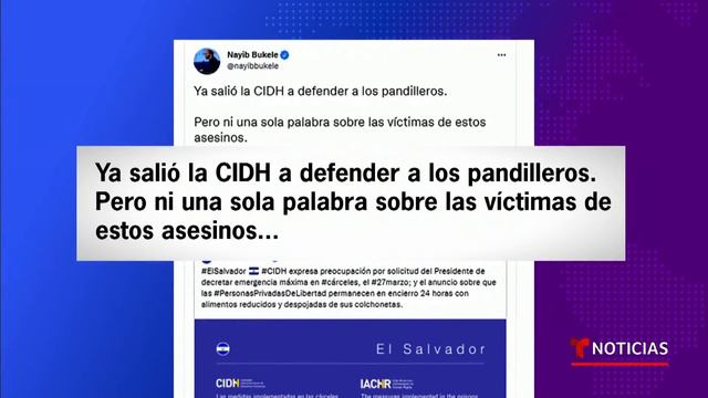 Nayib Bukele arremete contra la Comisión Interamericana de Derechos Humanos | Noticias Telemundo смотреть онлайн