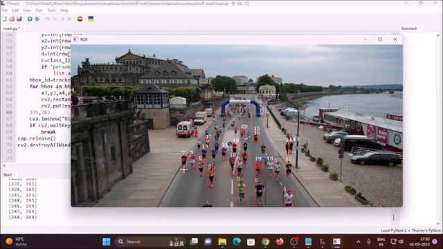 drone object detection and tracking yolov8 | yolov8 object counting and tracking | counting people смотреть онлайн