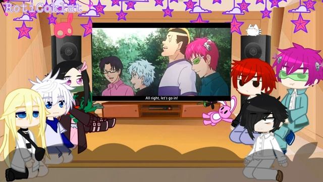 ?Anime Characters React To Each Other || Saiki Kusuo●Sknw/SKnp?