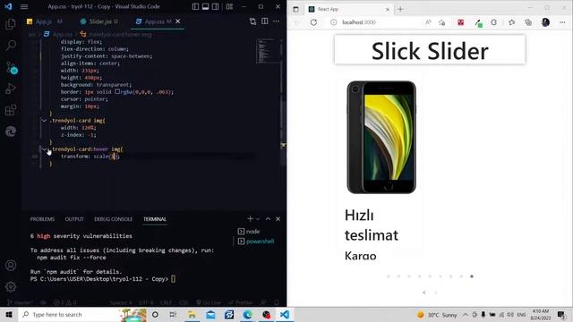 Making a Slick Slider. Coded with React and Bootstrap смотреть онлайн