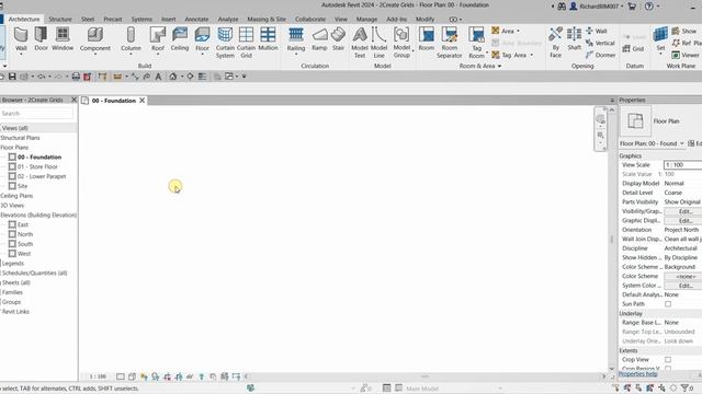 REVIT 2024 FOR ARCHITECTURE FOR BEGINNERS 2: CREATE GRIDS смотреть онлайн
