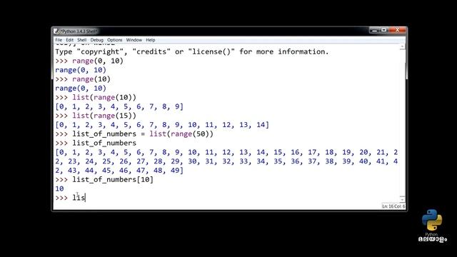 Python Malayalam Tutorial 19 range function смотреть онлайн