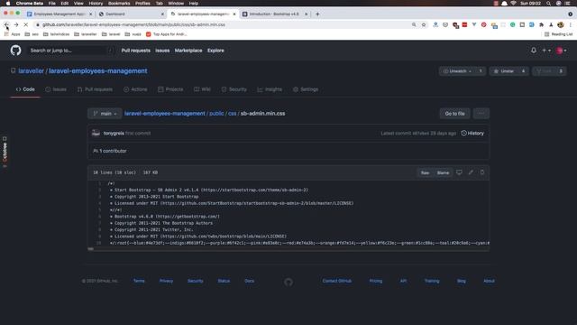 03 Laravel Livewire Tutorial - Employees Management Project - Add Bootstrap Admin Dashboard смотреть онлайн