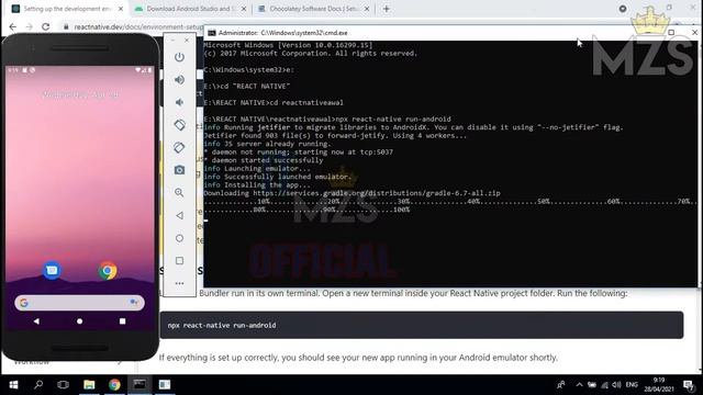Cara Instal React Native Windows 10 - Part 3 смотреть онлайн