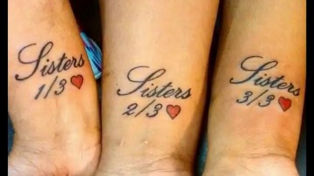 Sibling Matching Tattoo Sister Tattoo Ideas смотреть онлайн