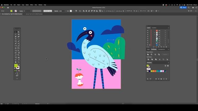 Adobe Illustrator 2022 | Timelapse Drawing смотреть онлайн