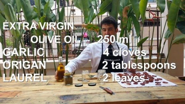 Italian homemade sun dried tomatoes