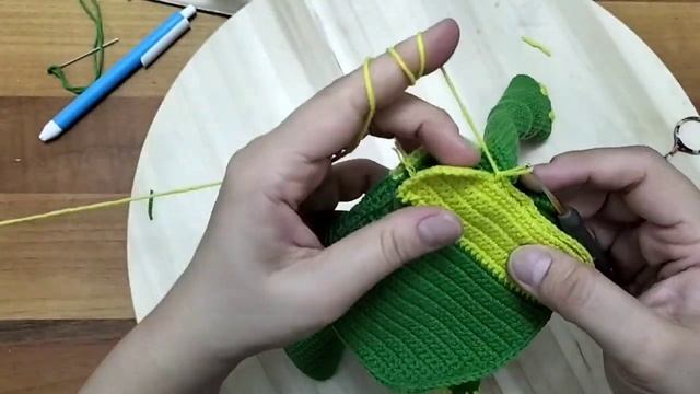 Amigurumi Hareketli Kurbağa Tarifi 2/2