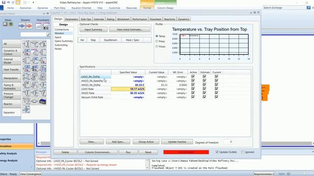 Vacuum Distillation Column || Aspen HYSYS || Refinery Process Video 03 смотреть онлайн