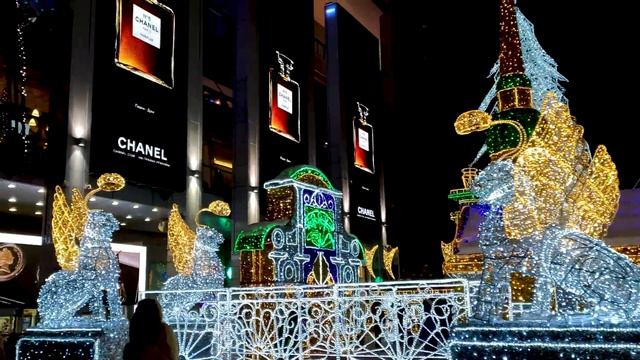 4K | Световой арт-объект Санкт-Петербург у ТЦ Европейский | Прогулки по Москве смотреть онлайн