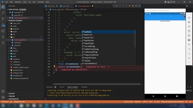 Flutter 3 - Riverpod. StreamProvider. Часть 7 смотреть онлайн