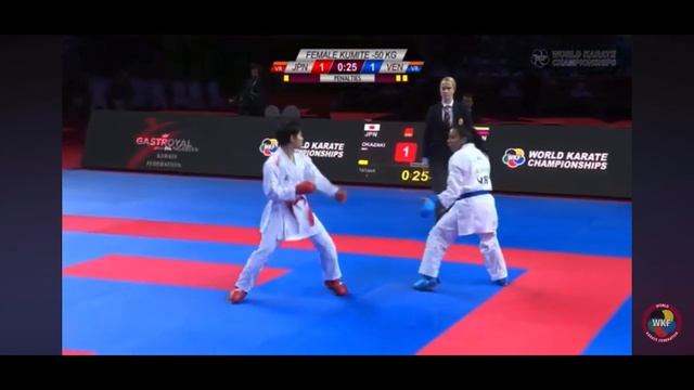 Yorgelis Salazar ?? vs Okazaki ?? gold medal match -59 kg at World karate Championships 2023 смотреть онлайн