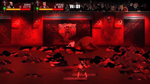 Прохождение Mother Russia Bleeds в КООПЕ #7 - Глава "Ловушка". Кровавая арена. смотреть онлайн
