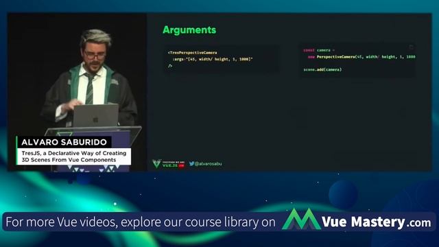 TresJS, a declarative way of creating 3D scenes from Vue components - Vue.js Live 2023 смотреть онлайн