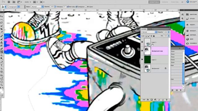перемещение объекта в photoshop смотреть онлайн