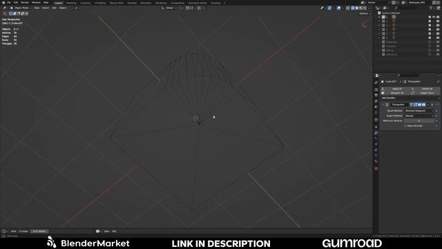 Mesh TRIANGULATION Mode in Blender | Star Connect Addon Tutorial (+FREE Version) смотреть онлайн