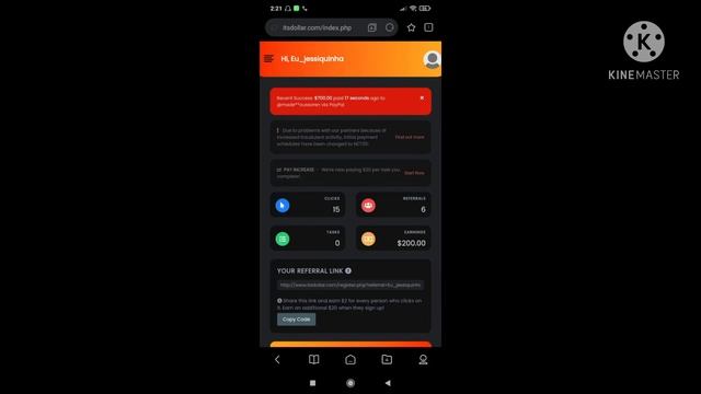 Its Dollar Member @Eu_jessiquinha Review | Best Way To Make Money Online смотреть онлайн