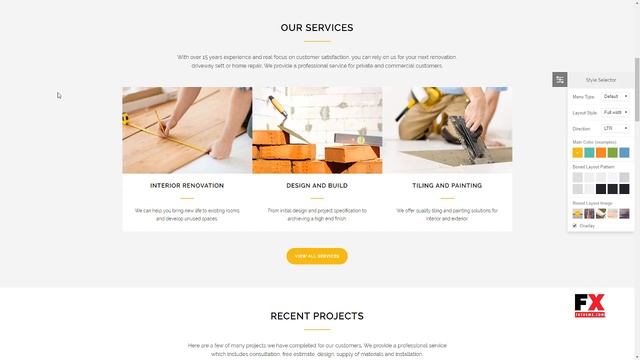 Renovate - Construction Renovation WordPress Theme Layton Kenton смотреть онлайн