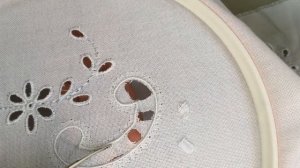 Вышивка ришелье на швейной машине