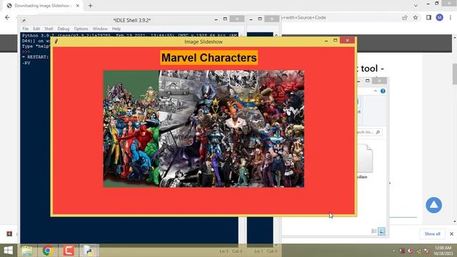 Image Slideshow using Tkinter in Python смотреть онлайн