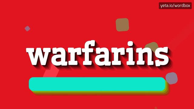 HOW TO PRONOUNCE WARFARINS? #warfarins смотреть онлайн