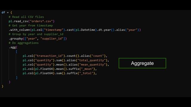 Working with larger-than-memory datasets with Polars смотреть онлайн