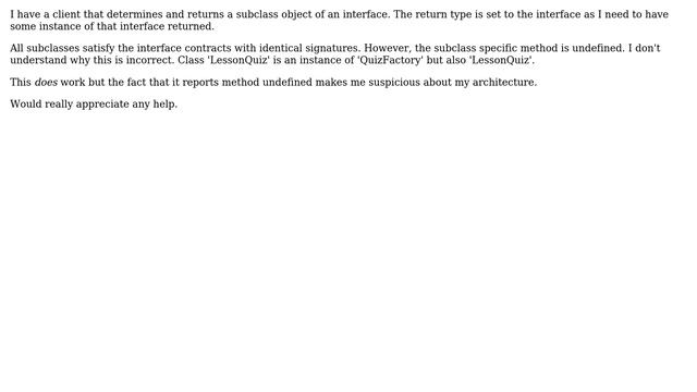 Is this the return type covariance issue PHP faced when type declarations launched, violation of... смотреть онлайн