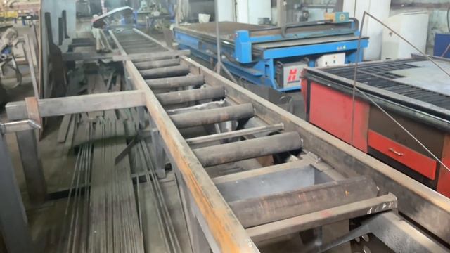 Как устроена зона заготовки? Производство металлоконструкций смотреть онлайн