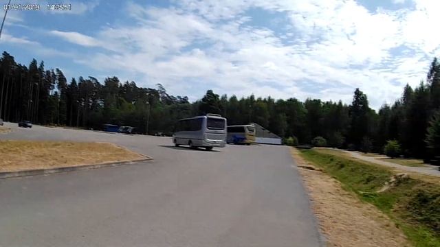 Путешествие на мопеде по историческим местам Елгавского района Латвии. смотреть онлайн