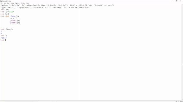 Python Namespace and Scope Practical смотреть онлайн