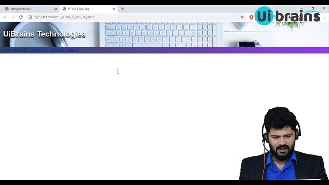 17 HTML 5 Nav tag | navbar example | html tutorial for beginners | Ui Brains | NAVEEN SAGGAM смотреть онлайн
