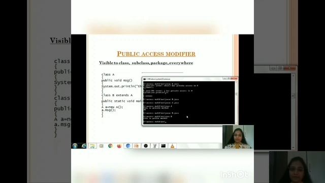 Java Access modifiers. Public, private, protected смотреть онлайн