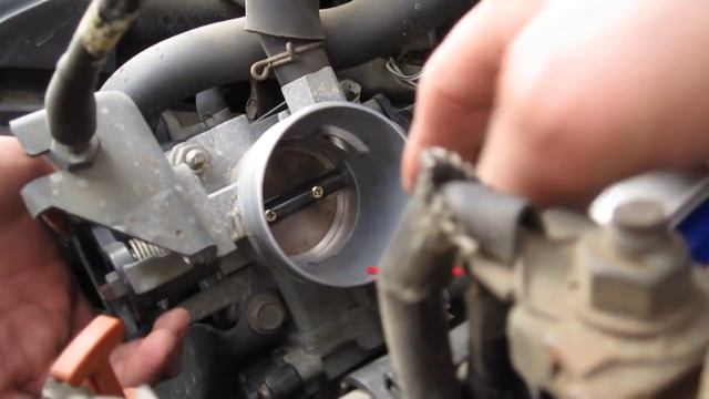 Чистка дроссельной заслонки (не разбирая) 1zz-fe смотреть онлайн