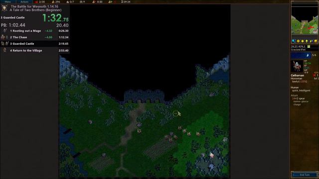 The Battle for Wesnoth Speedrun [A Tale of Two Brothers] (Beginner) in 2:49.22 смотреть онлайн
