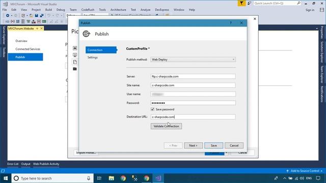 How to publish ASP.NET website on internet | FoxLearn смотреть онлайн